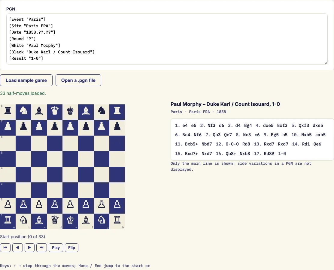 Pgn chess example